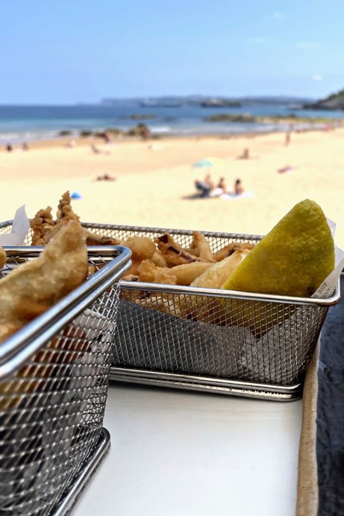 Detalle playa la boite y rabas