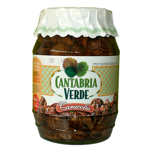 CARACOLES DE CANTABRIA VERDE 900 GR